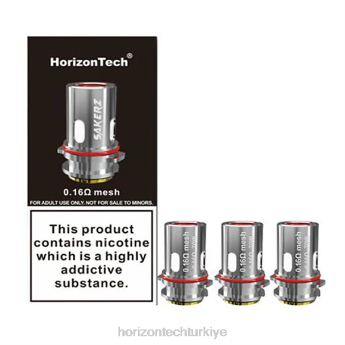 HorizonTech Sakerz bobinler (3'lü paket) ağ 0,16ohm (3'lü paket) L26T158 Horizontech Disposable Vape