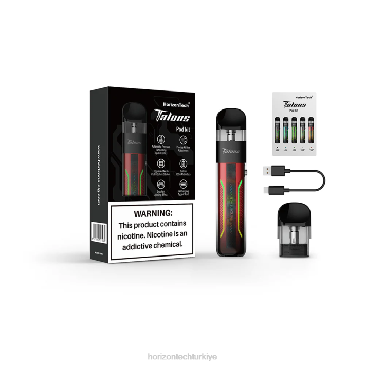 HorizonTech Talons başlangıç ​​kiti zinober kırmızısı L26T202 Horizon Tech Company