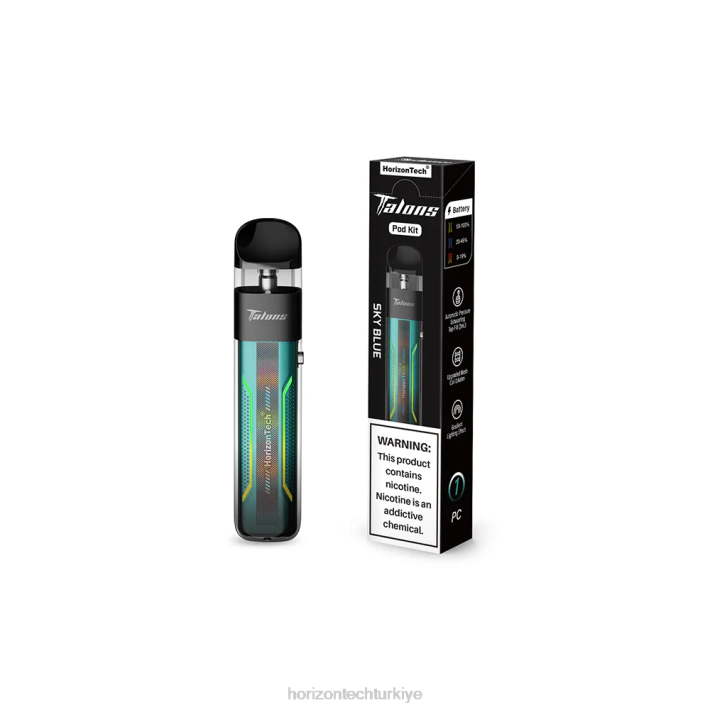 HorizonTech Talons kapsül sistemi gökyüzü mavi L26T199 Horizontech Vape Kit