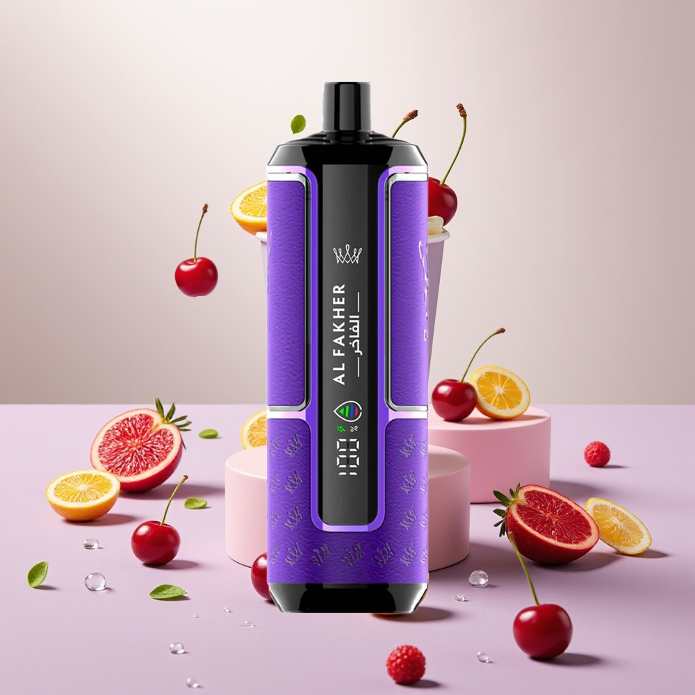 Wholesale Turkey Al Fakher Crown Bar 15K 600mAh Kiraz Fiesta