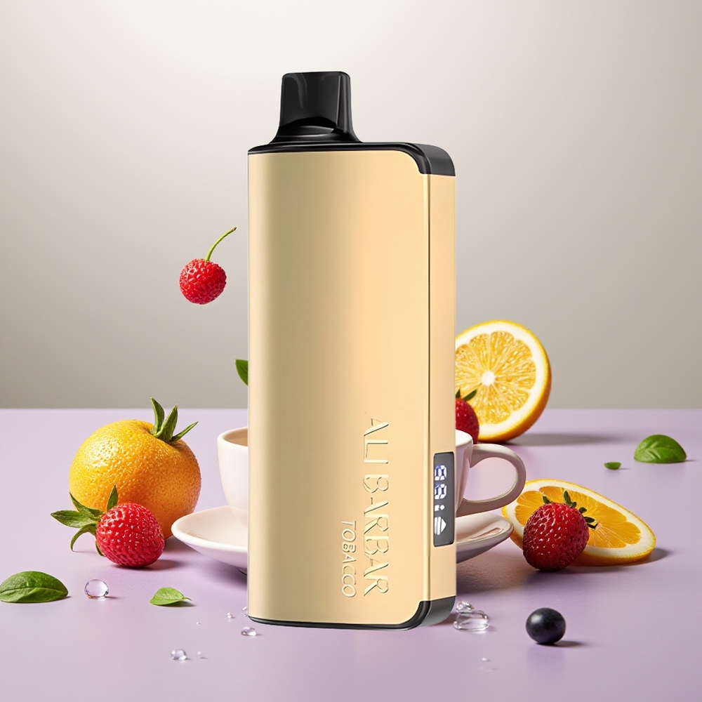 Wholesale Turkey Alibarbar Ingot 9000 Puffs 2350mah LED Display Tütün