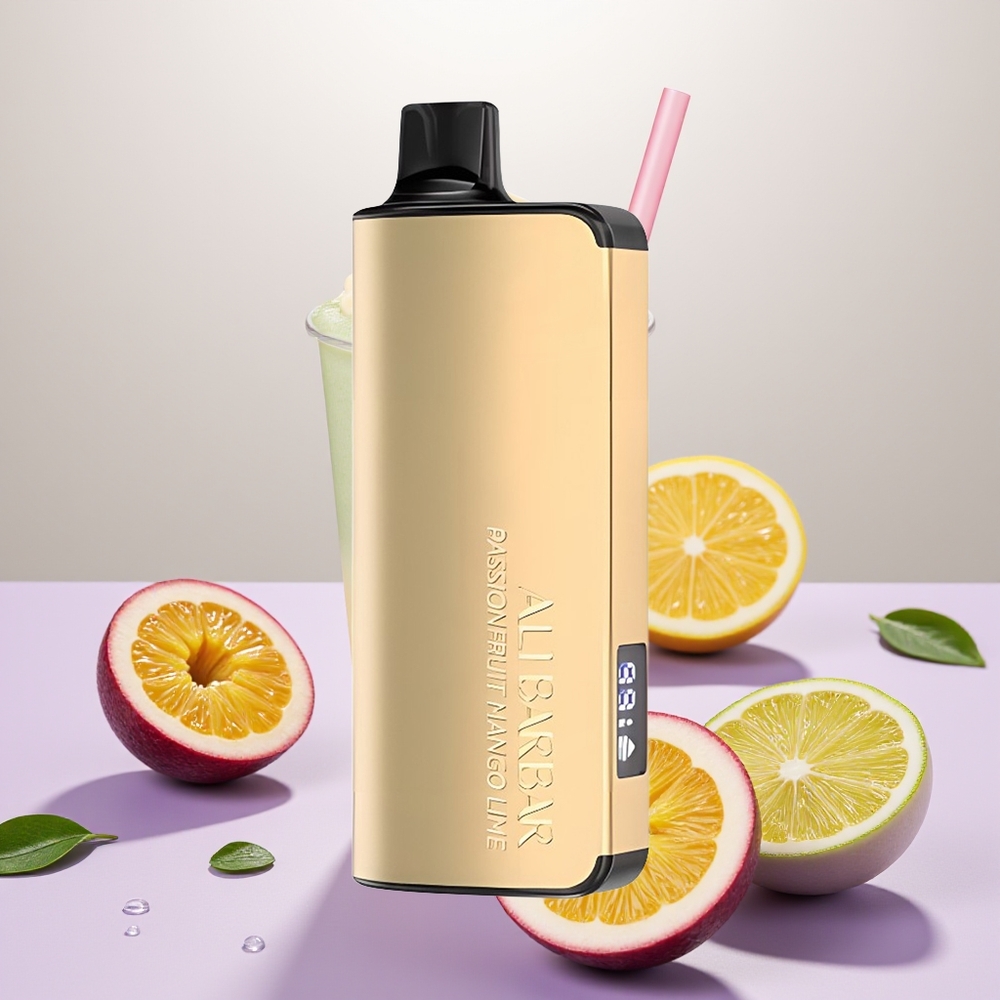 Wholesale Turkey Alibarbar Ingot 9000 Puffs 2350mah LED Display Çarkıfelek Mango Limon