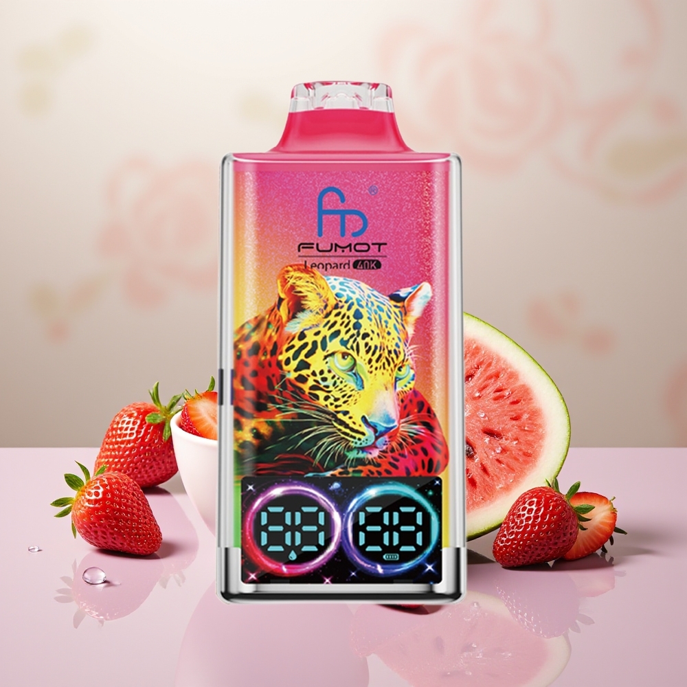 Wholesale Turkey Fumot Leopard 40K Puffs 700mAh Type-C Çilek Karpuz