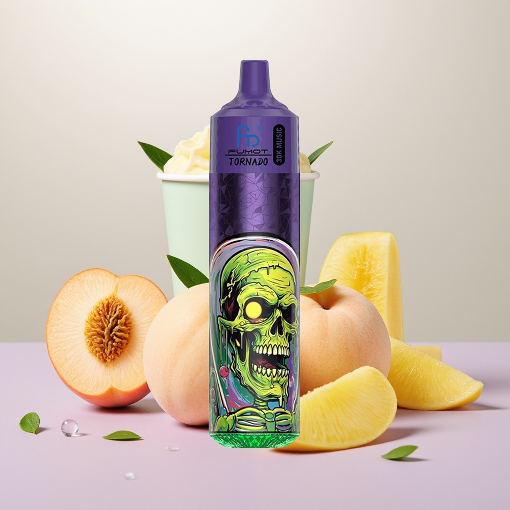 Wholesale Turkey Fumot Randm Tornado 30000 Puff 30mL Şeftali Mango Ananas