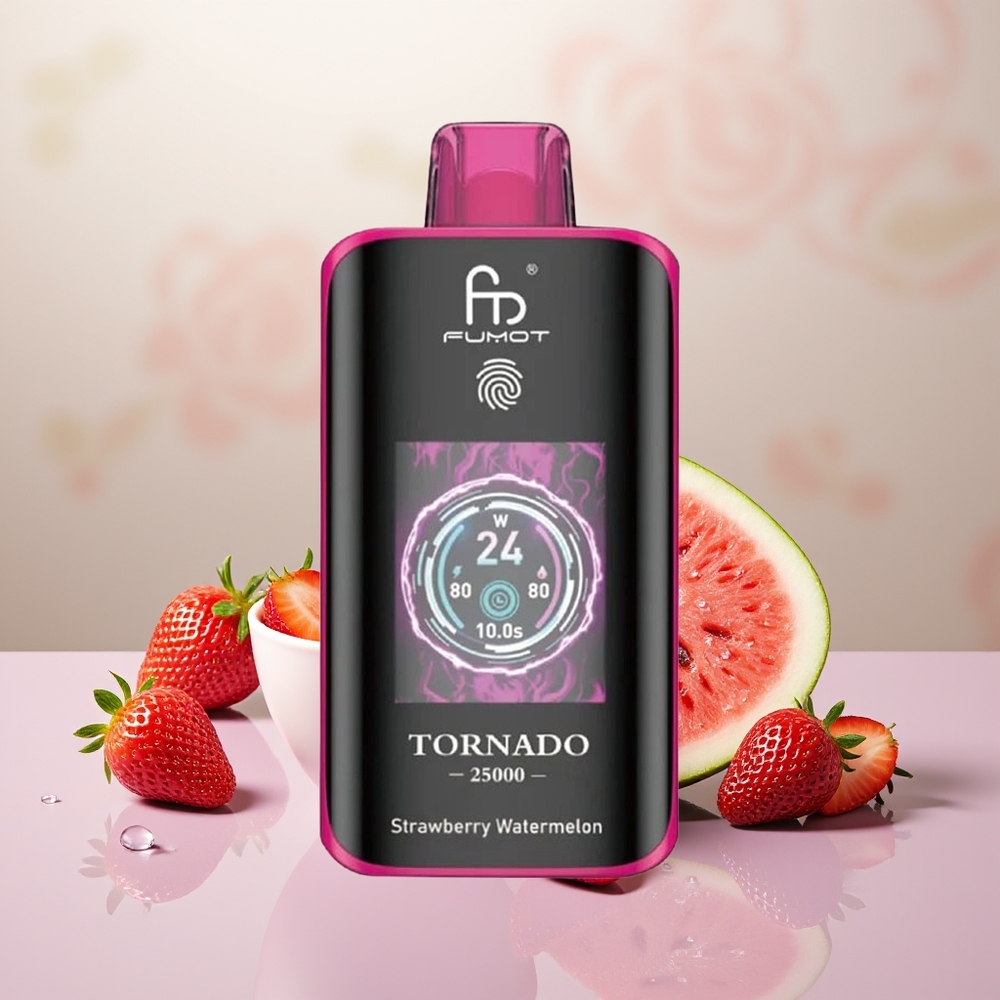 Wholesale Turkey Fumot Tornado 25000 Puffs 20ml 700mAh Çilek Karpuz
