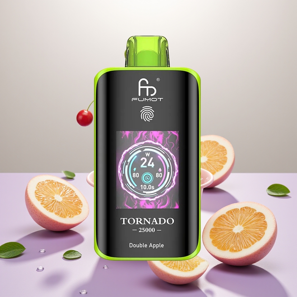 Wholesale Turkey Fumot Tornado 25000 Puffs 700mAh Rechargeable Double Elma