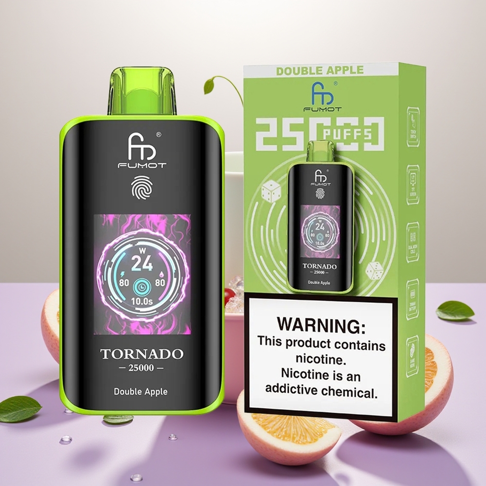 Wholesale Turkey Fumot Tornado 25000 Puffs 700mAh Rechargeable Double Elma