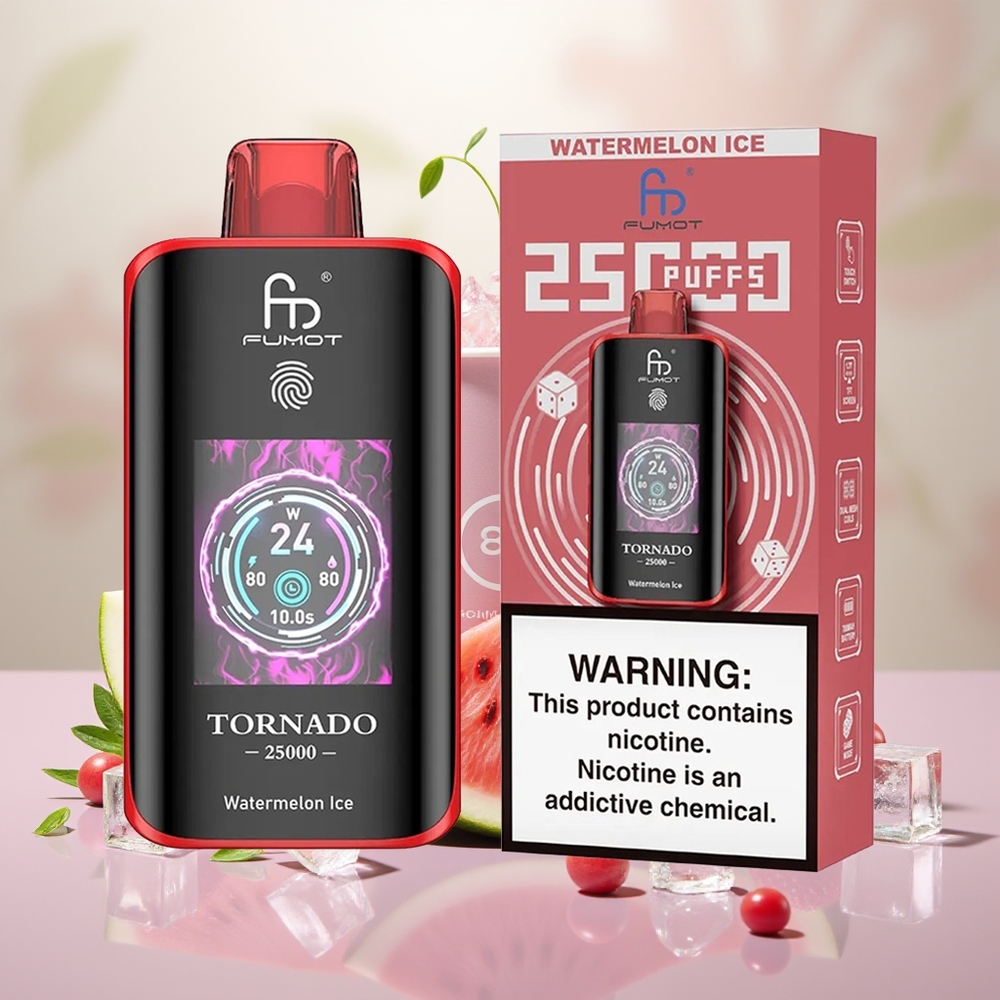 Wholesale Turkey Fumot Tornado 25000 Puffs 700mAh Rechargeable Karpuz Buz