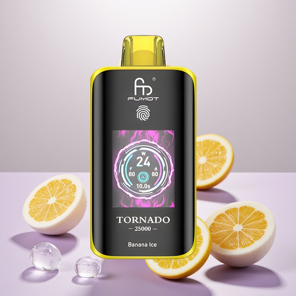 Wholesale Turkey Fumot Tornado 25000 Puffs Rechargeable Battery 20ml Muz Buz