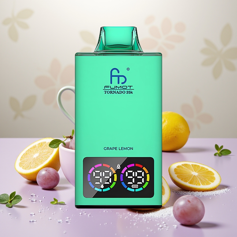 Wholesale Turkey Fumot Tornado 35000 Dual Mesh USB-C Üzüm Limon