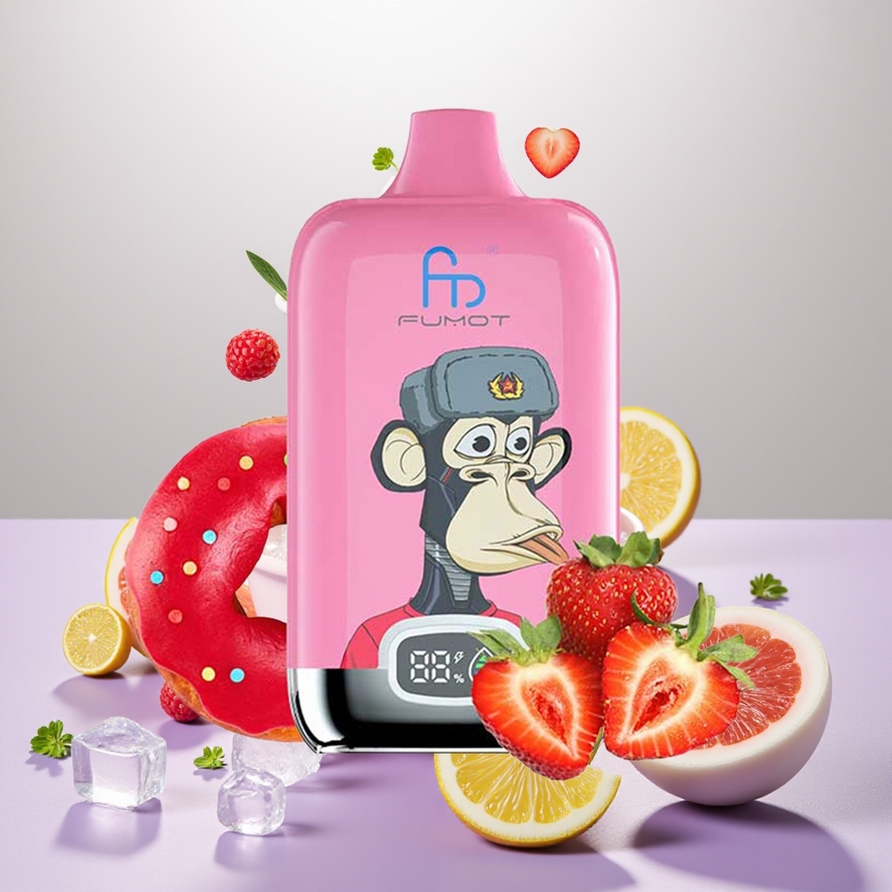 Wholesale Turkey Fumot Tornado Digital Box 12000 Puffs 20ml Tip Çekmeli Lush Buz