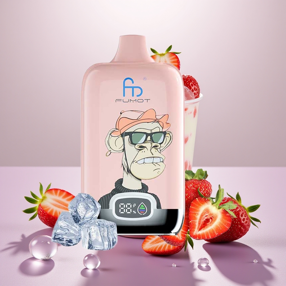 Wholesale Turkey Fumot Tornado Digital Box 12000 Puffs 20ml Çilek Buz