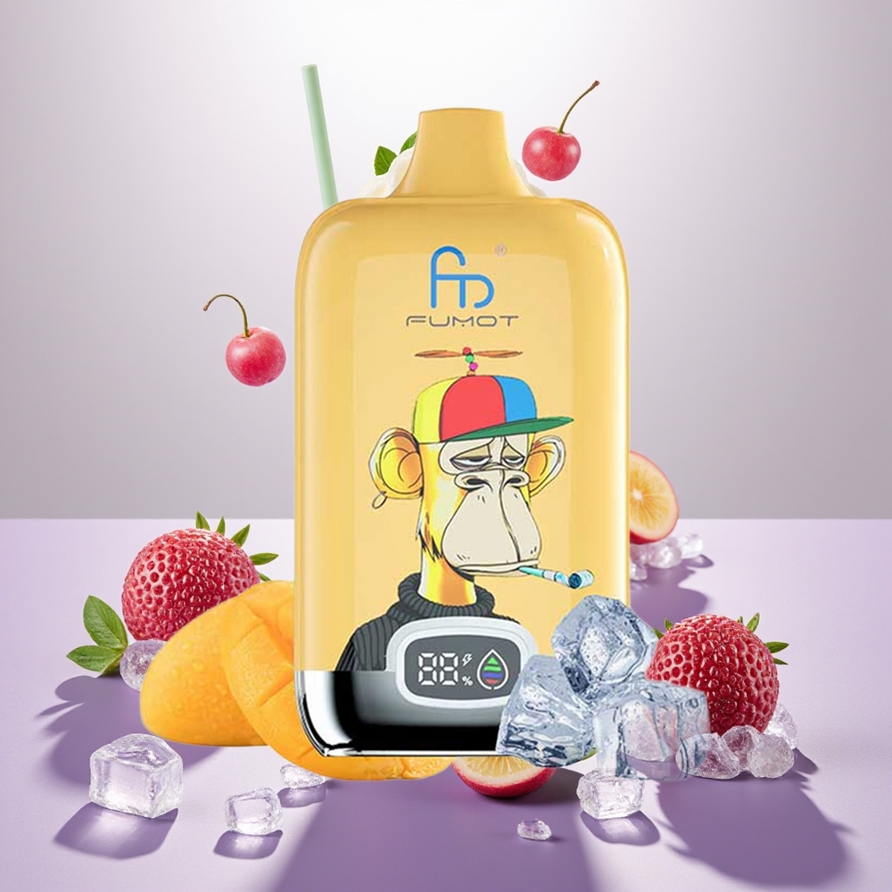 Wholesale Turkey Fumot Tornado Digital Box 12000 Puffs Mesh Coil Type-C Üzüm Buz