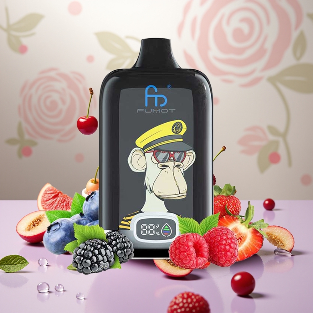 Wholesale Turkey Fumot Tornado Digital Box 12000 Puffs Mesh Coil Vişne
