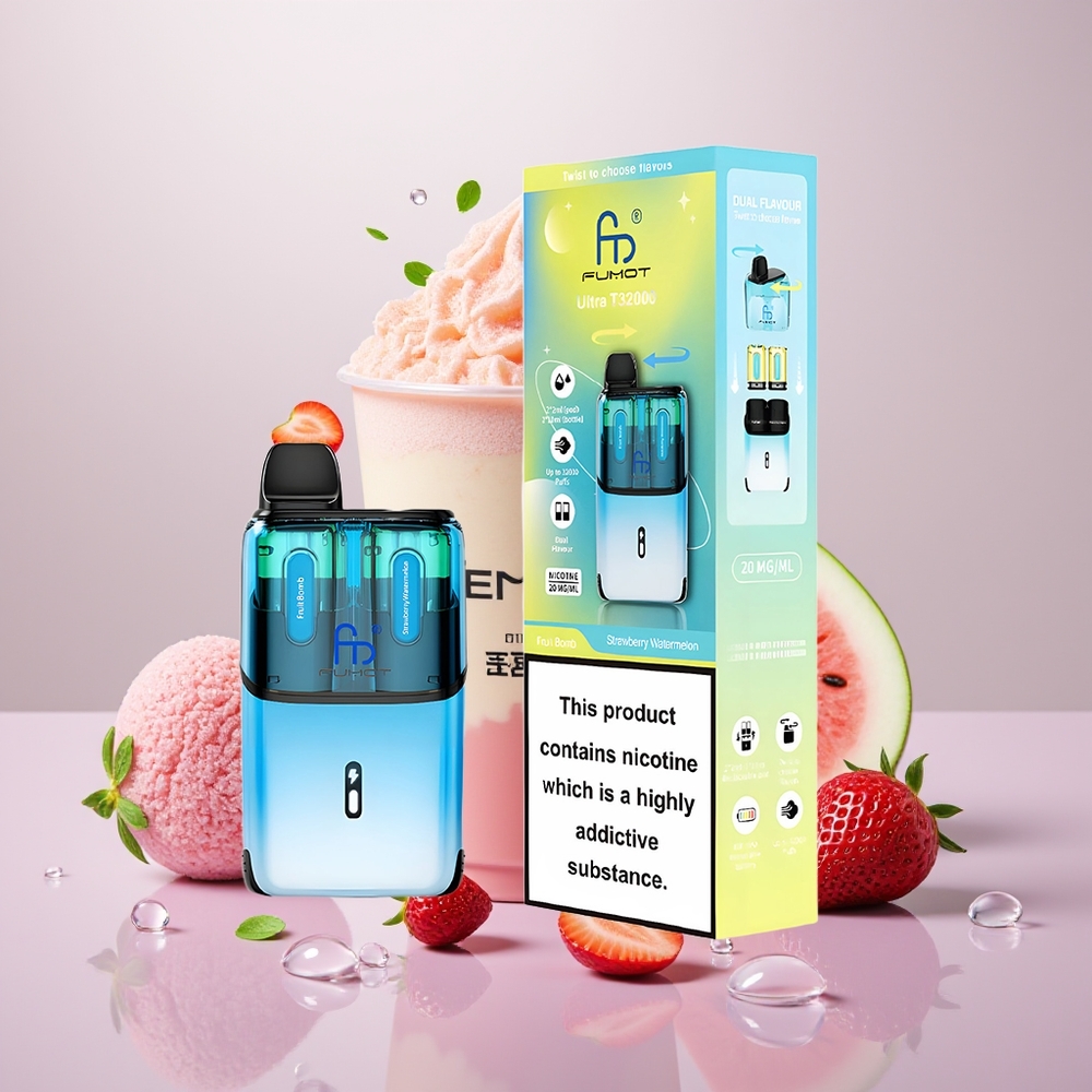 Wholesale Turkey Fumot Ultra T32000 32000 Puff 24ml Çilek Karpuz