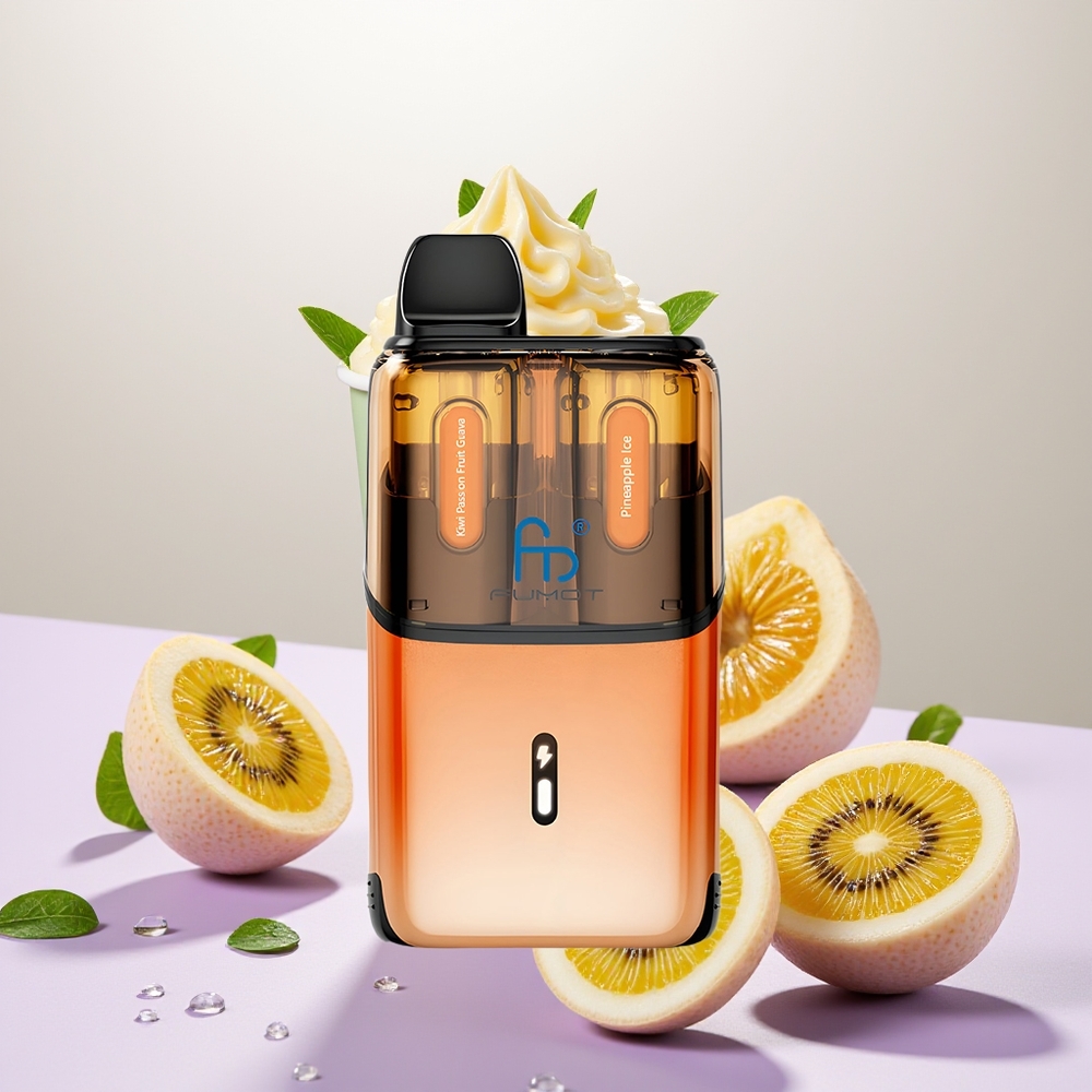 Wholesale Turkey Fumot Ultra T32000 32000 Puff Type-C Fast Şarj Kivi Tutku Meyvesi Guava - Ananas Buz Tek Kullanımlık Vape