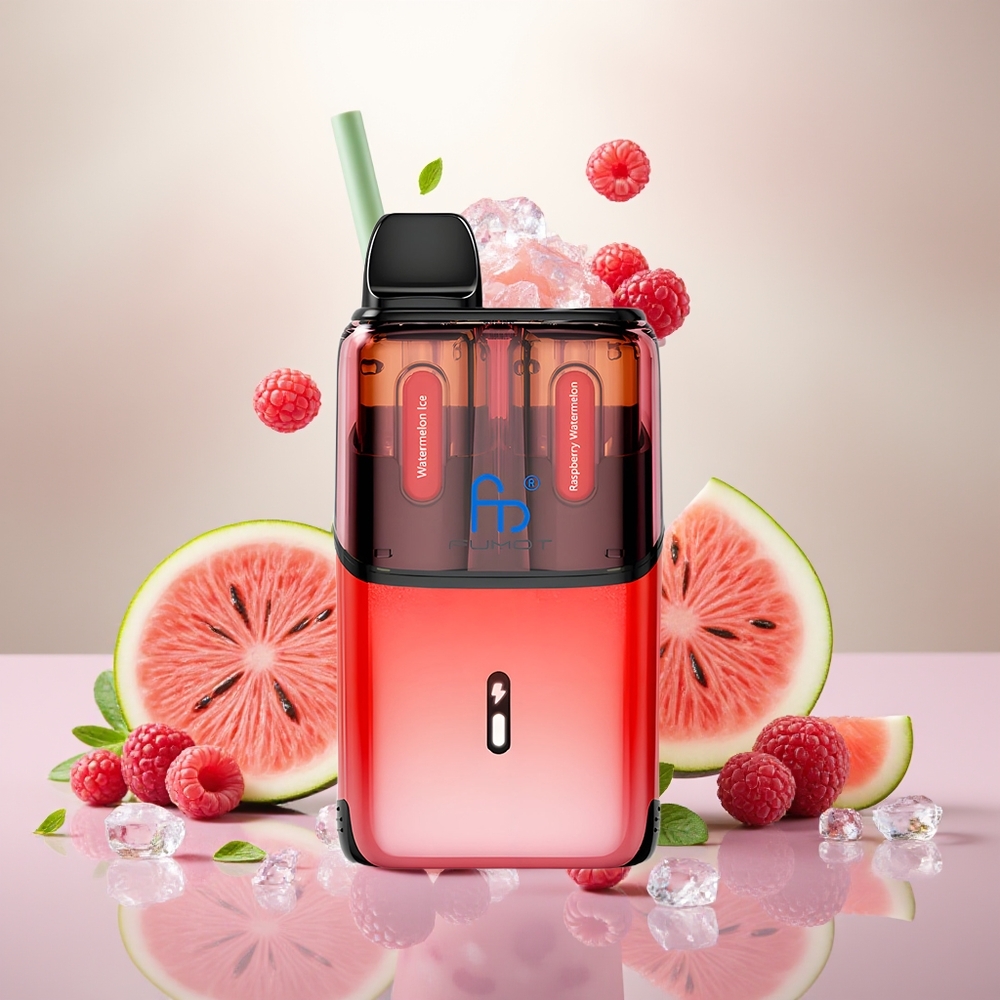 Wholesale Turkey Fumot Ultra T32000 32000 Puff Type-C Fast Şeftali Buzlu - Ahududu Şeftali