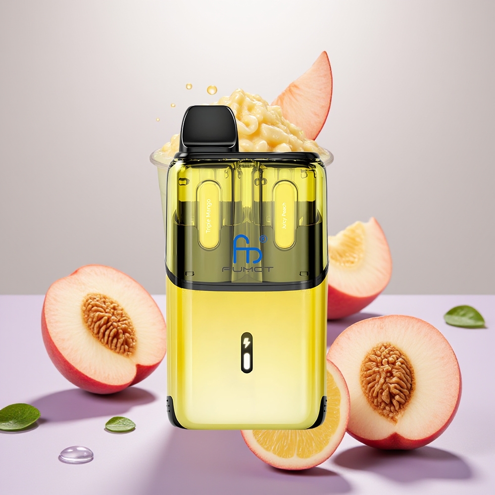 Wholesale Turkey Fumot Ultra T32000 32000 Puff Type-C Fast Şeftali ve Mango