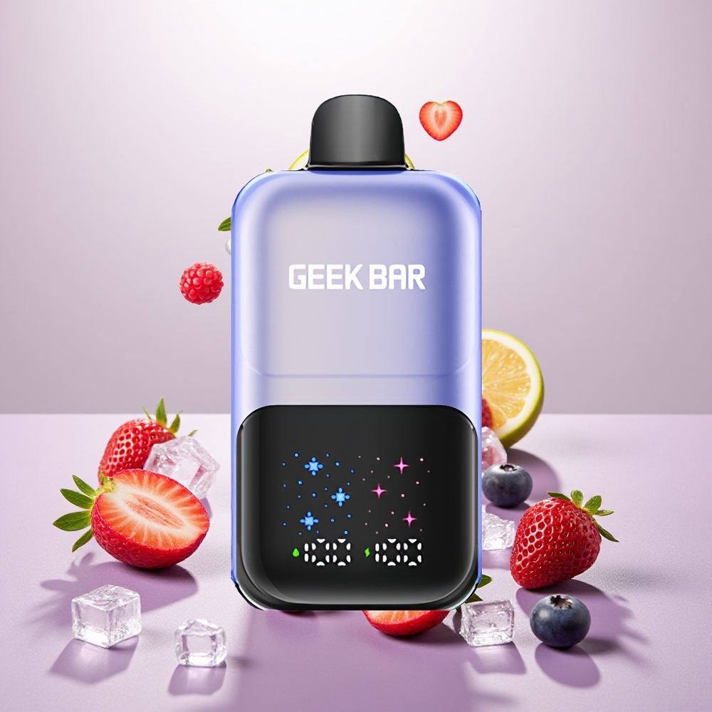 Wholesale Turkey GEEK BAR 2GO 50000 Puff 20ml Dual Tank Karışık Meyve Buz Tek Kullanımlık Vape Pen