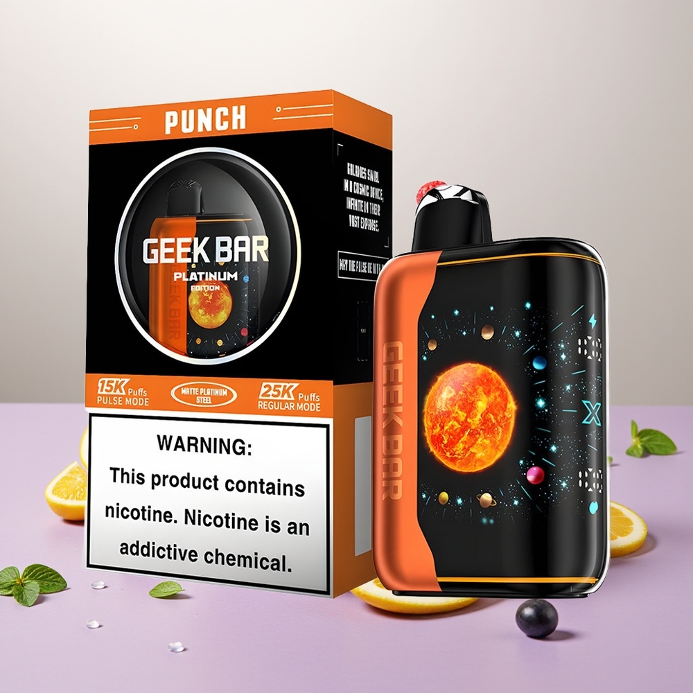 Wholesale Turkey GEEK BAR Platinum Edition 25000 Puff Dual Mesh Punch