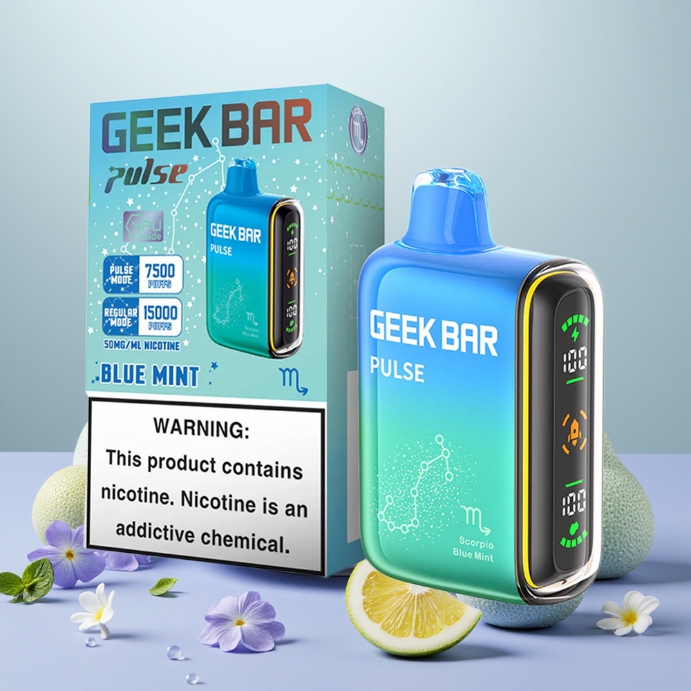 Wholesale Turkey GEEK BAR Pulse 15000 Puff 16ML Zodiac Edition Aroma Kombinasyonu