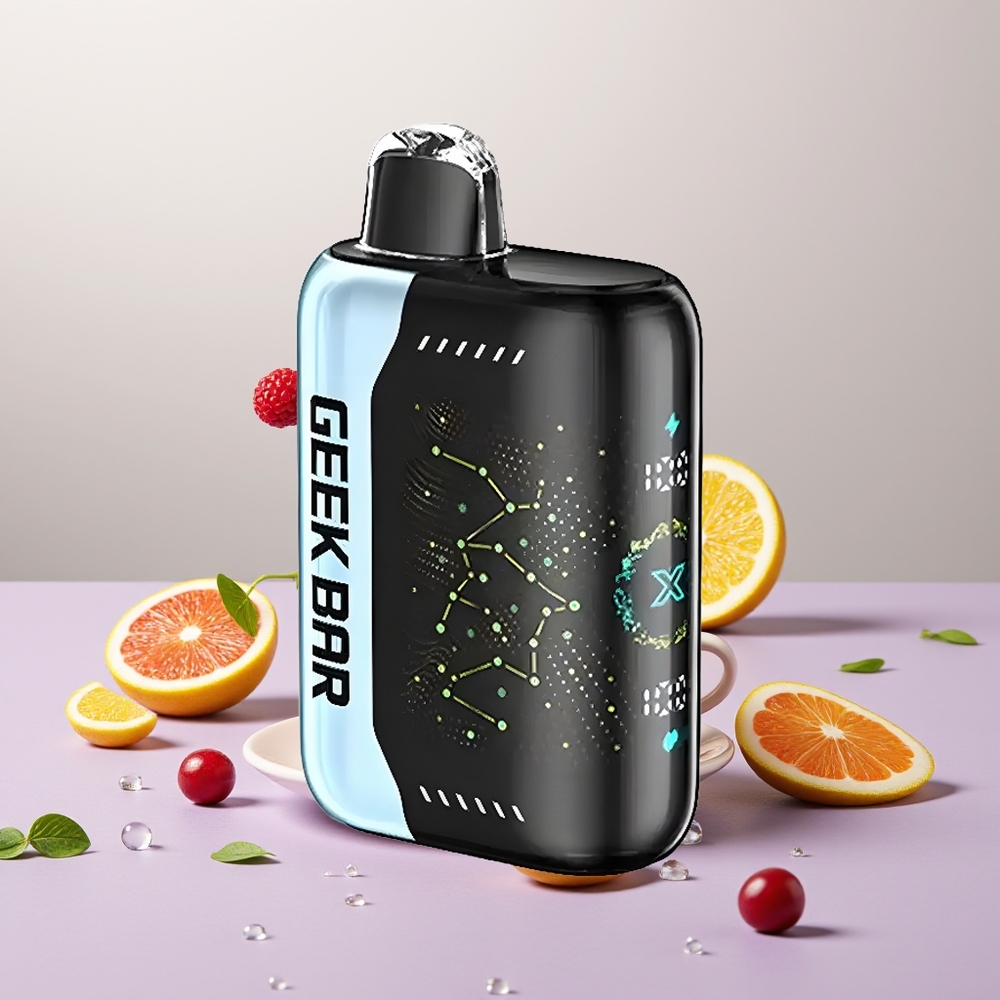 Wholesale Turkey GEEK BAR Pulse X 25000 Puffs 18mL USB Type-C Şeftali