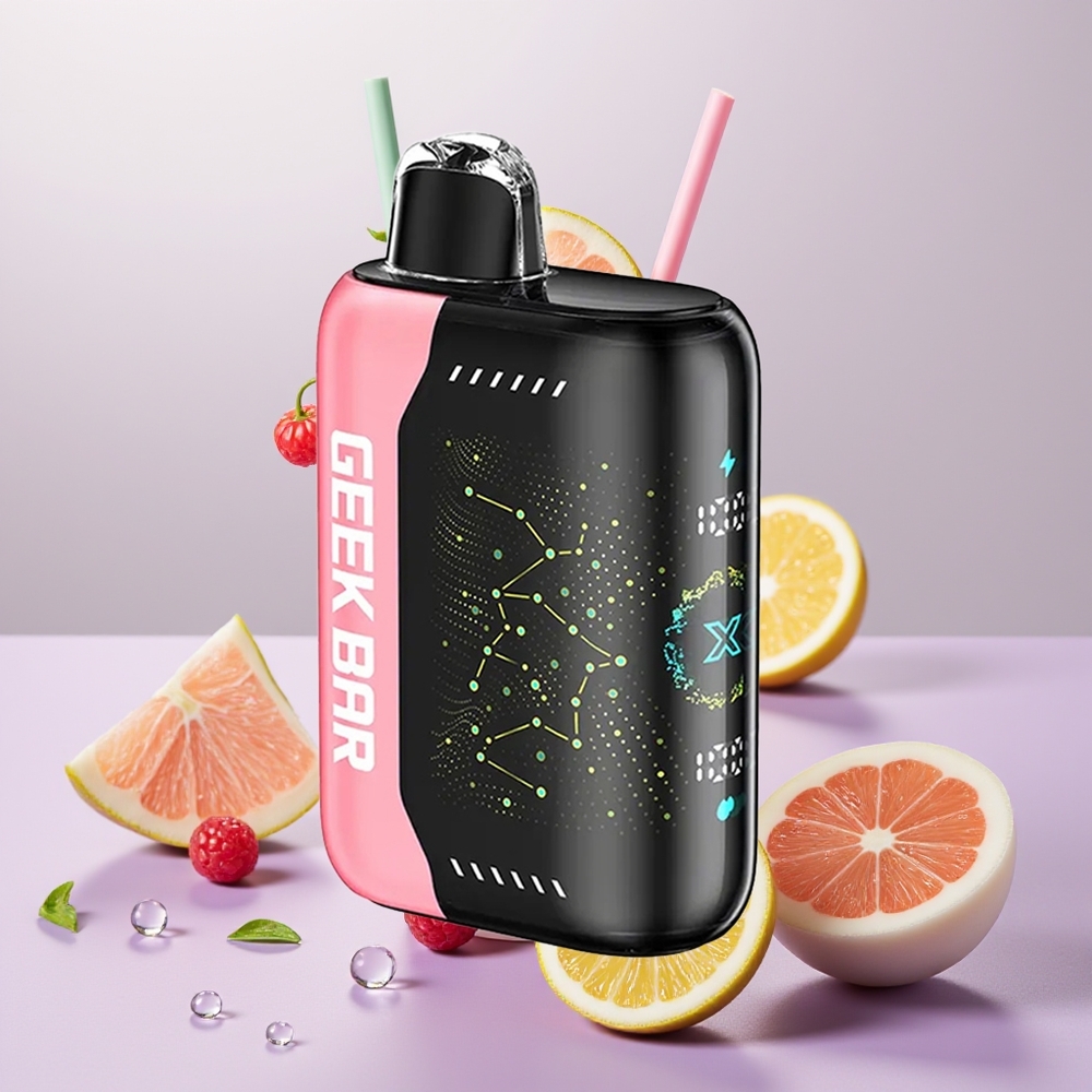 Wholesale Turkey GEEK BAR Pulse X 25000 Puffs 18mL USB Type-C Şeftali