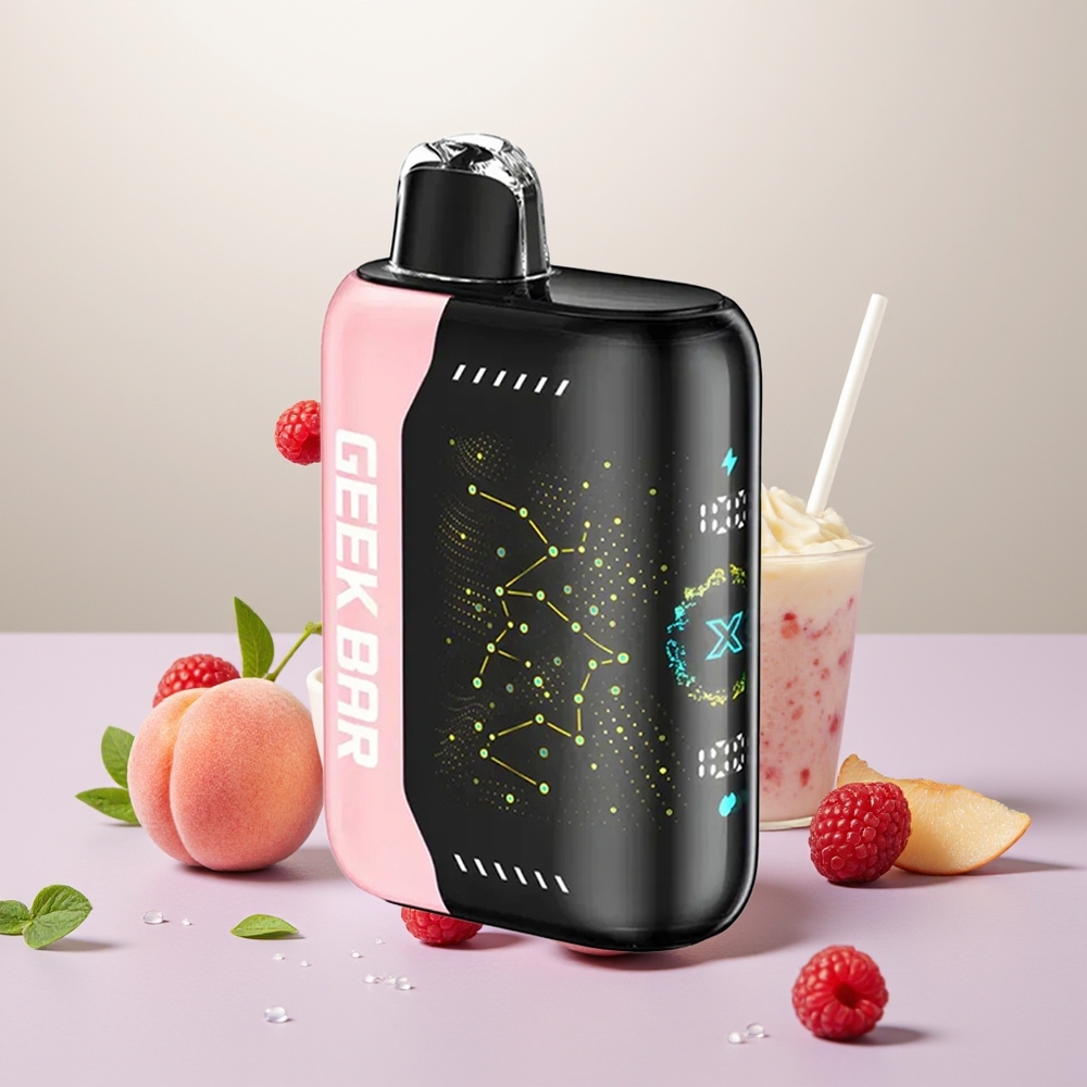 Wholesale Turkey GEEK BAR Pulse X 25000 Puffs 18mL USB Type-C Şeftali
