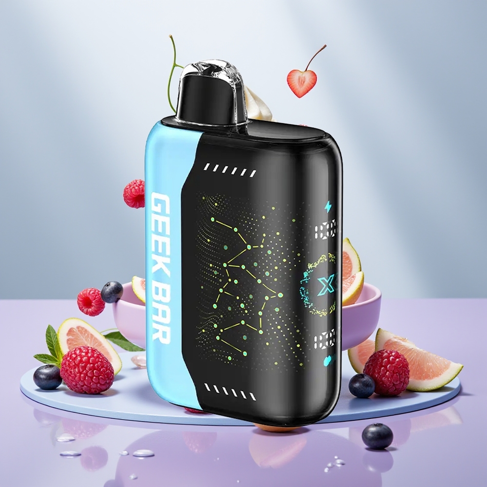Wholesale Turkey GEEK BAR Pulse X 25000 Puffs 18mL USB Type-C Şeftali