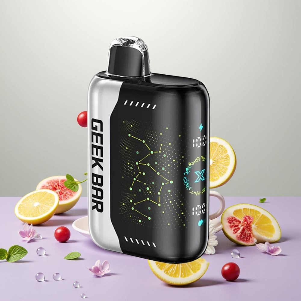 Wholesale Turkey GEEK BAR Pulse X 25000 Puffs 18mL USB Type-C Şeftali