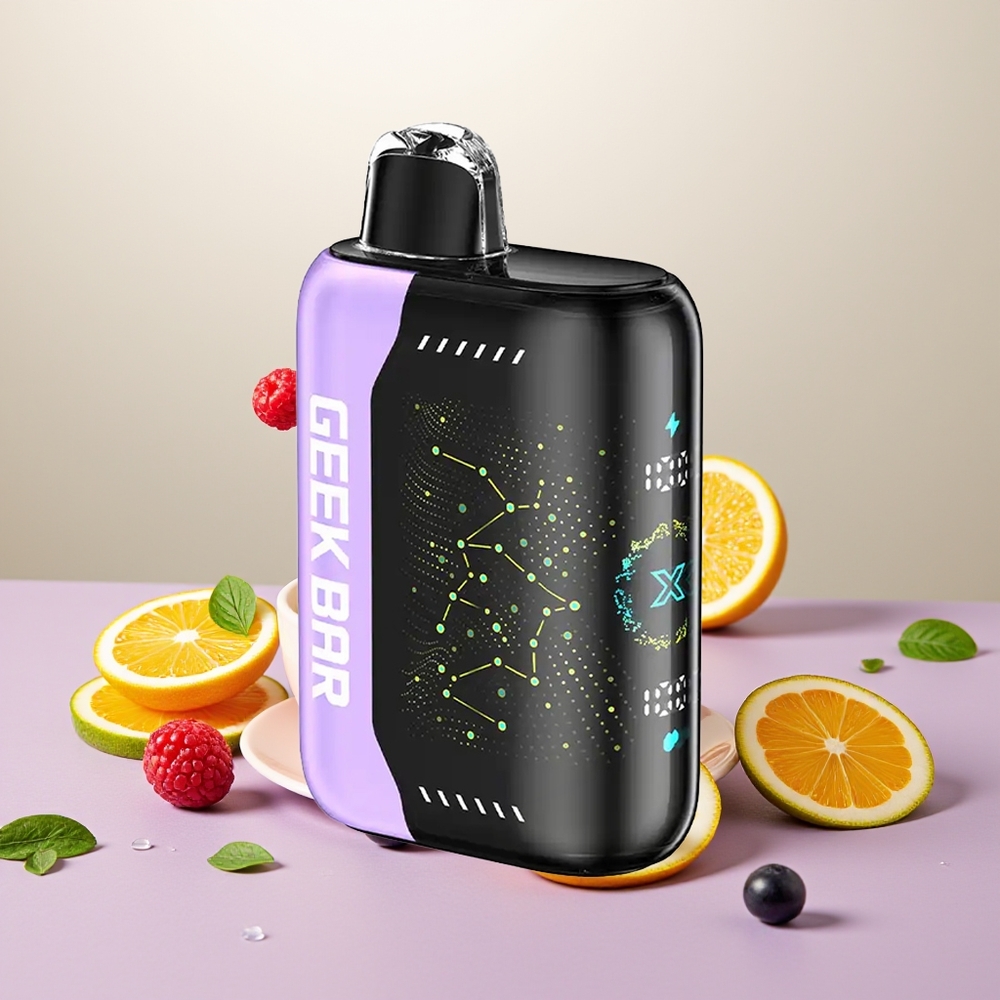 Wholesale Turkey GEEK BAR Pulse X 25000 Puffs 18mL USB Type-C Şeftali