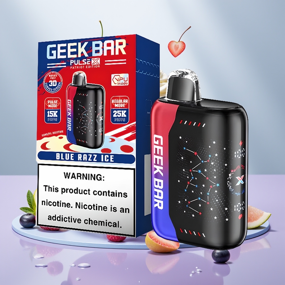 Wholesale Turkey GEEK BAR Pulse X 25000 Puffs 18mL Vatansever Çeşnileri