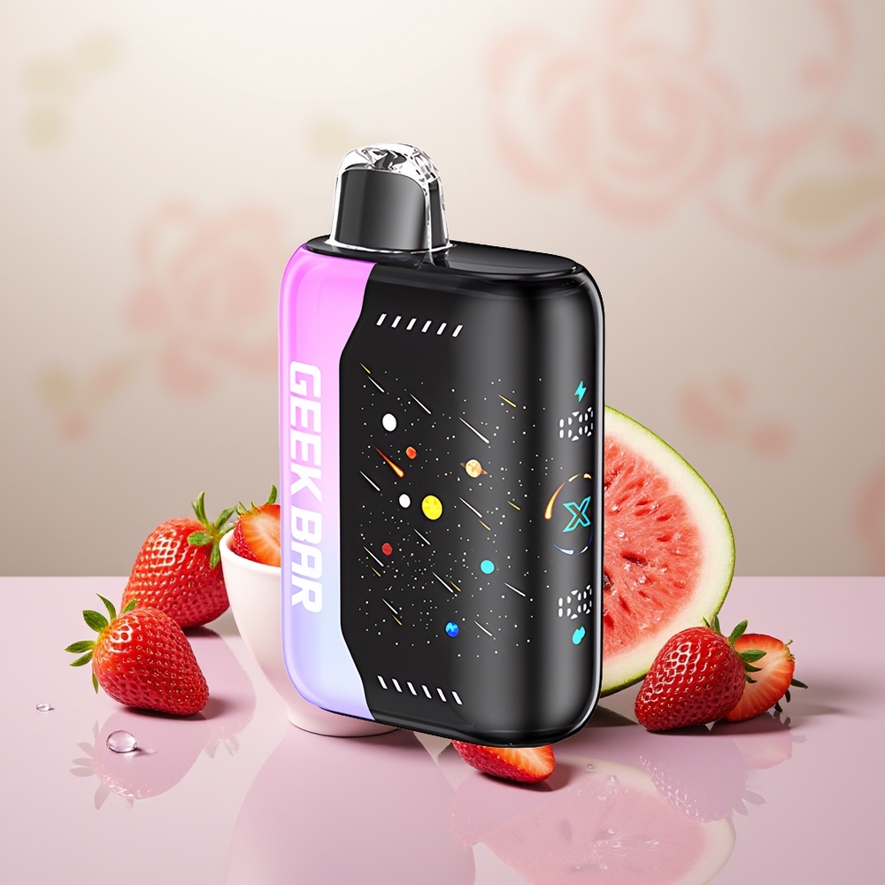 Wholesale Turkey GEEK BAR Pulse X 42K Puffs 3D Kavisli Ekran Çilek Karpuz