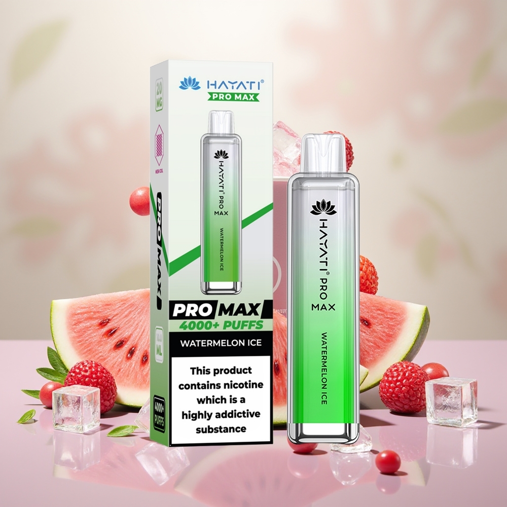 Wholesale Turkey Hayati Pro Max 4000 Puf 1400mAh Karpuz Buz Tek Kullanımlık Vape
