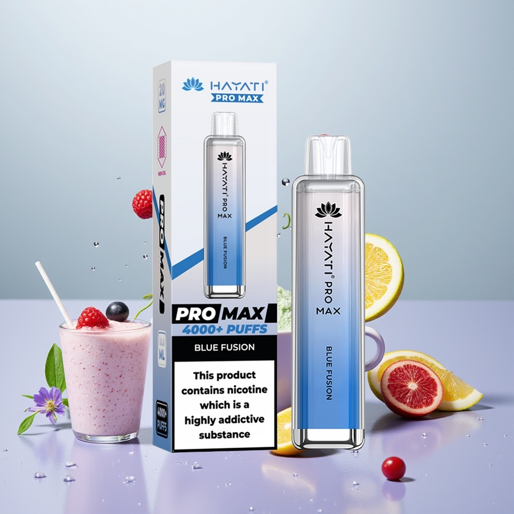 Wholesale Turkey Hayati Pro Max 4000 Puf 1400mAh Mavi Füzyon