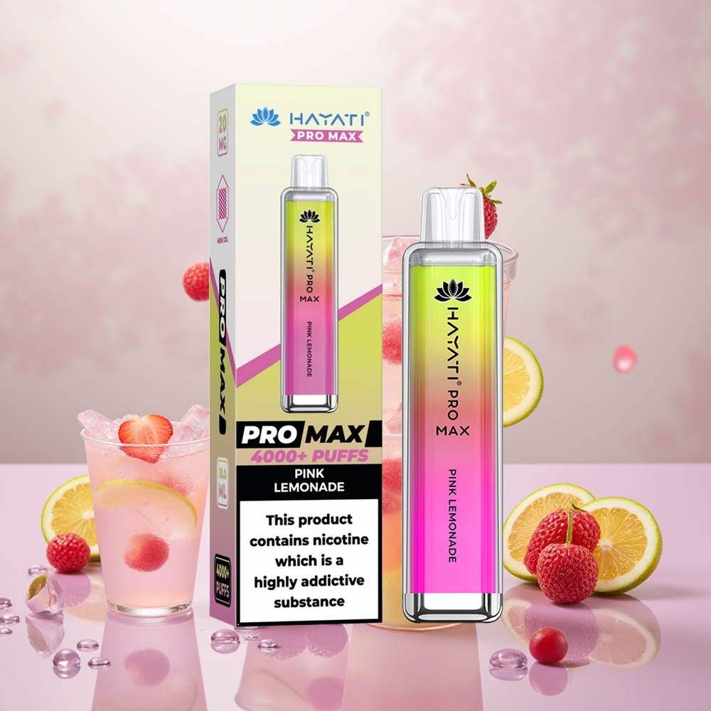 Wholesale Turkey Hayati Pro Max 4000 Puf 1400mAh Pembe Limonata