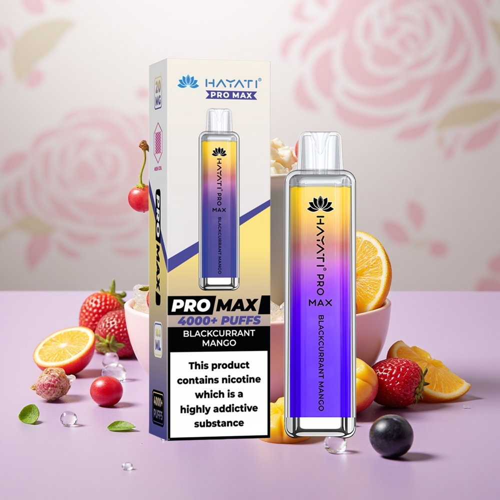 Wholesale Turkey Hayati Pro Max 4000 Puf 1400mAh Şarj Edilebilir Frenküzümü Mango
