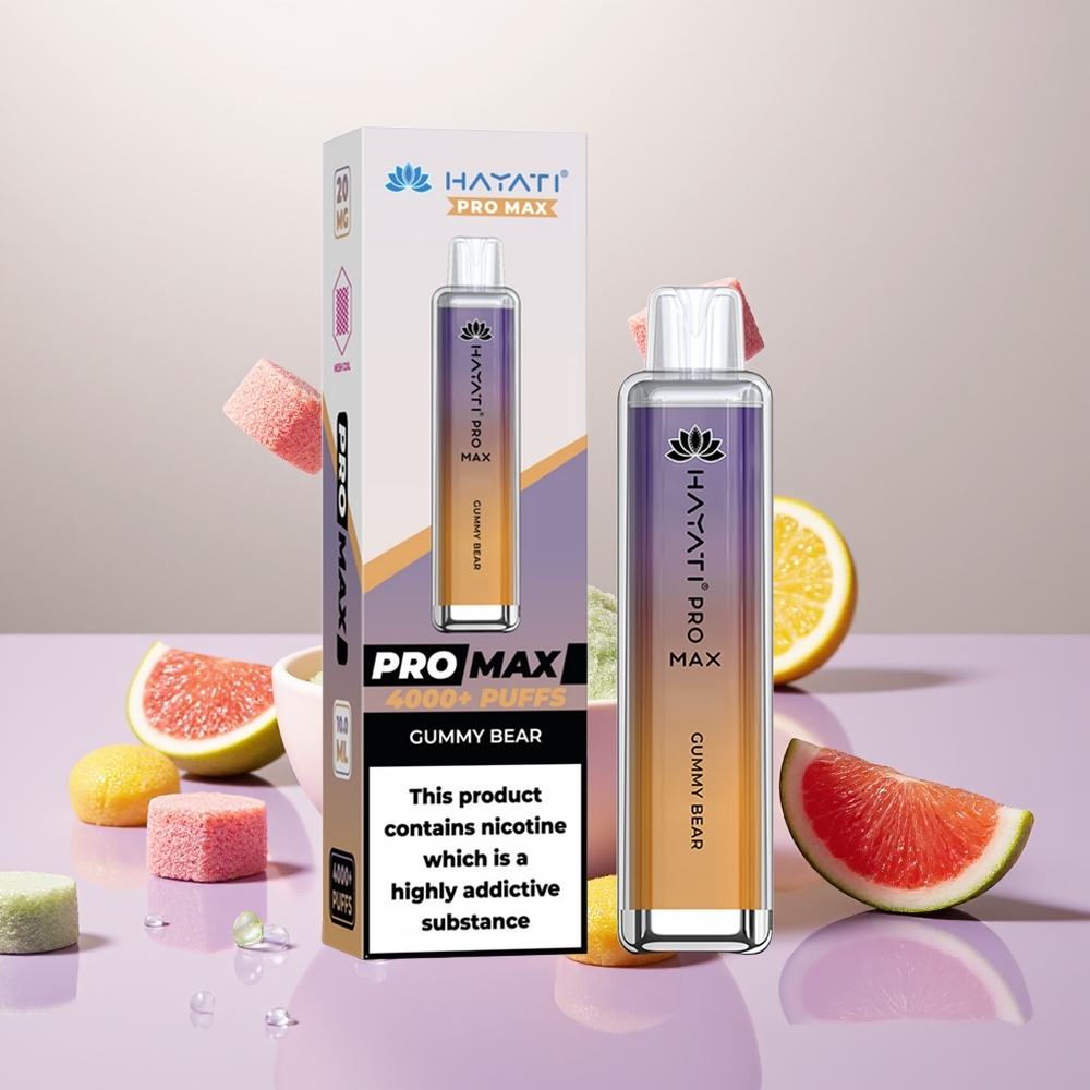 Wholesale Turkey Hayati Pro Max 4000 Puf 1400mAh Şeftali Aromalı Tek Kullanımlık Vape