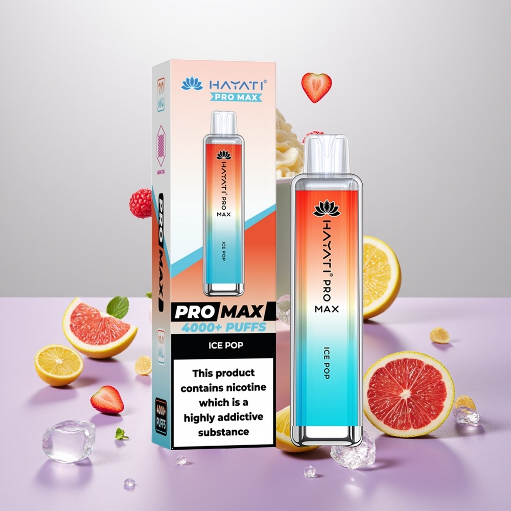 Wholesale Turkey Hayati Pro Max 4000 Puf Şarj Edilebilir Buz Popu