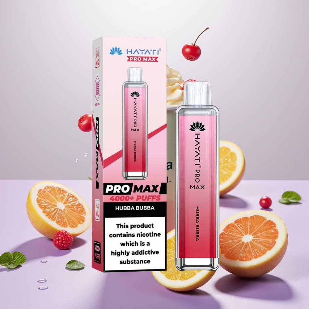 Wholesale Turkey Hayati Pro Max 4000 Puf Çift 1.1 Ohm Mesh Hubba Bubba