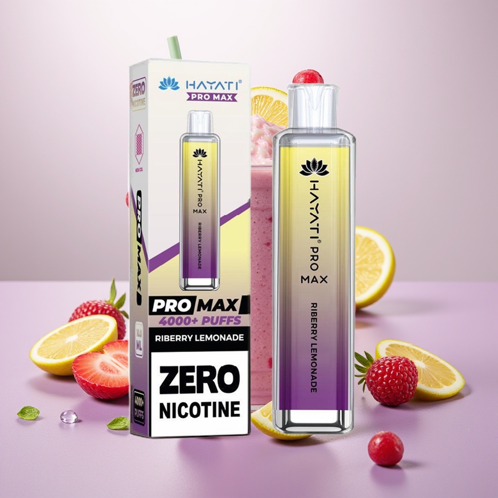 Wholesale Turkey Hayati Pro Max 4000 Puff 1400mAh Rechargeable Ahududu Limonata