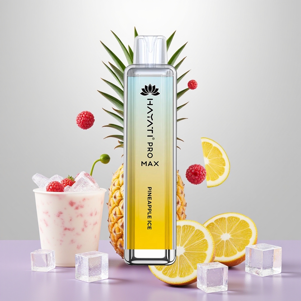 Wholesale Turkey Hayati Pro Max 4000 Puff 5% Nikotin Şarj Edilebilir Ananas Buz