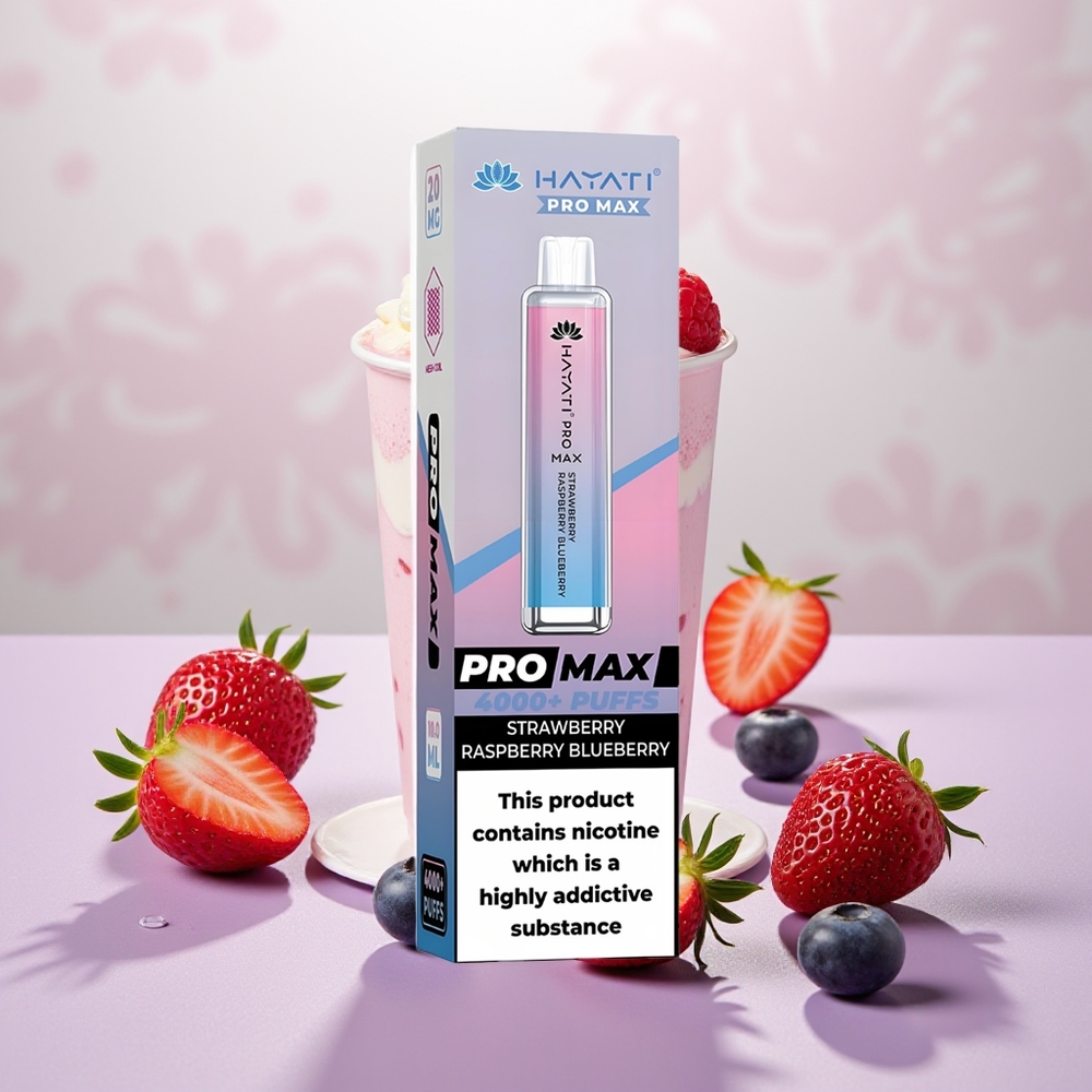 Wholesale Turkey Hayati Pro Max 4000 Puffs 1400mAh Çilek Ahududu Yabanmersini