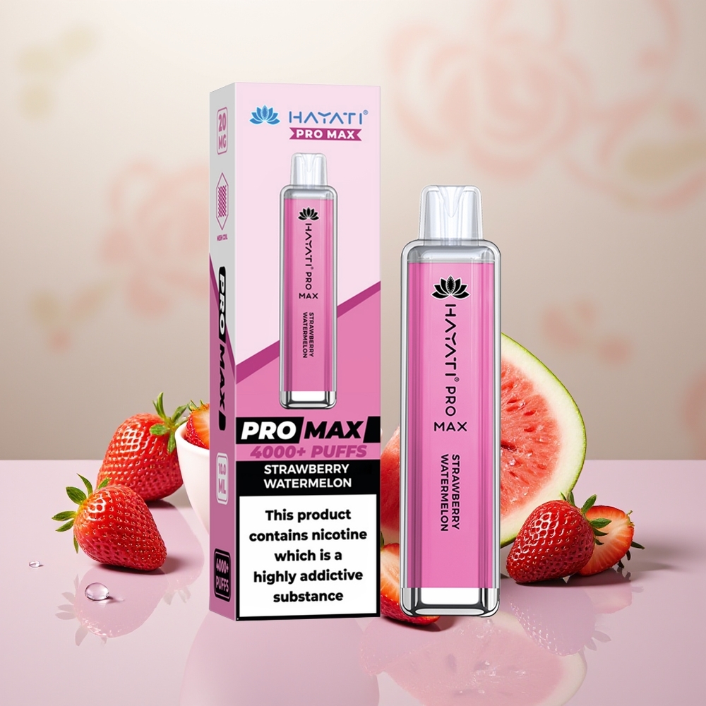 Wholesale Turkey Hayati Pro Max 4000 Puffs 2% 5% Nikotin Çilek Karpuz