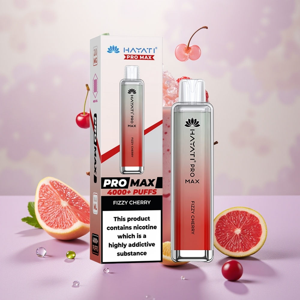 Wholesale Turkey Hayati Pro Max 4000 Puffs 5% Nicotine Rechargeable Vişne Aromalı