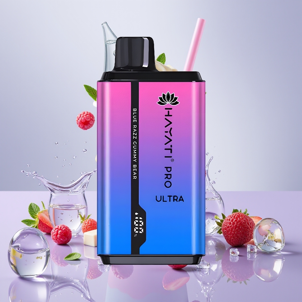 Wholesale Turkey Hayati Pro Ultra 15000 Püf 850mAh Mavi Ahudulu Sakızlı Ayı