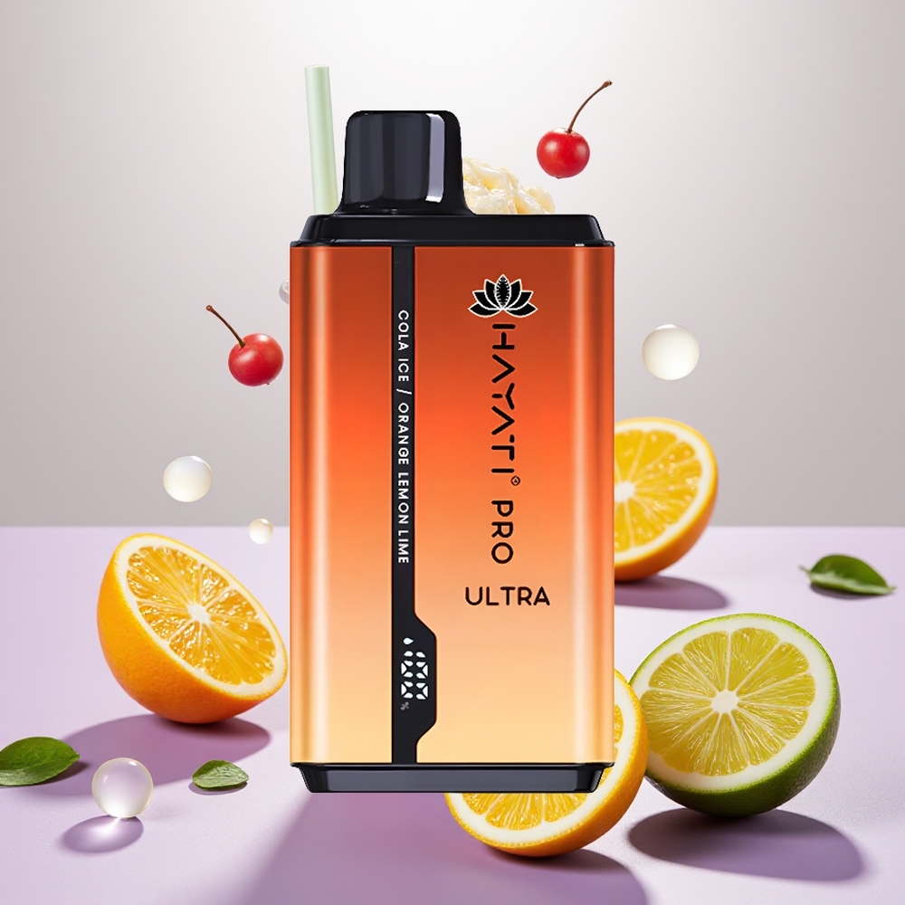 Wholesale Turkey Hayati Pro Ultra 15000 Puff 850mAh Cola Buz Portakal Limon & Lime