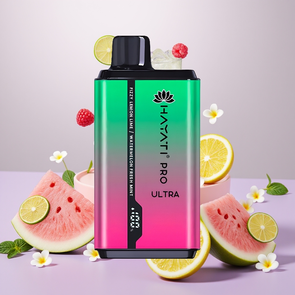 Wholesale Turkey Hayati Pro Ultra 15000 Puff 850mAh Gazlı Limon & Karpuz Taze Nane