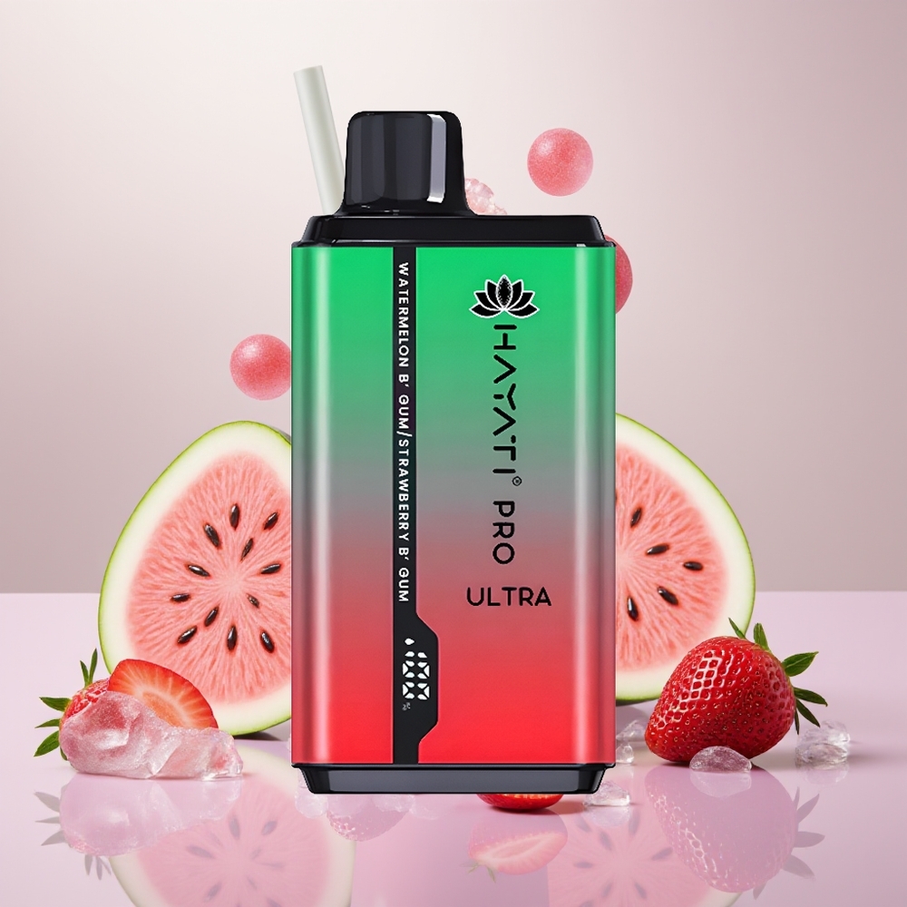 Wholesale Turkey Hayati Pro Ultra 15000 Puff 850mAh Karpuzlu Sakız Çilekli Sakız