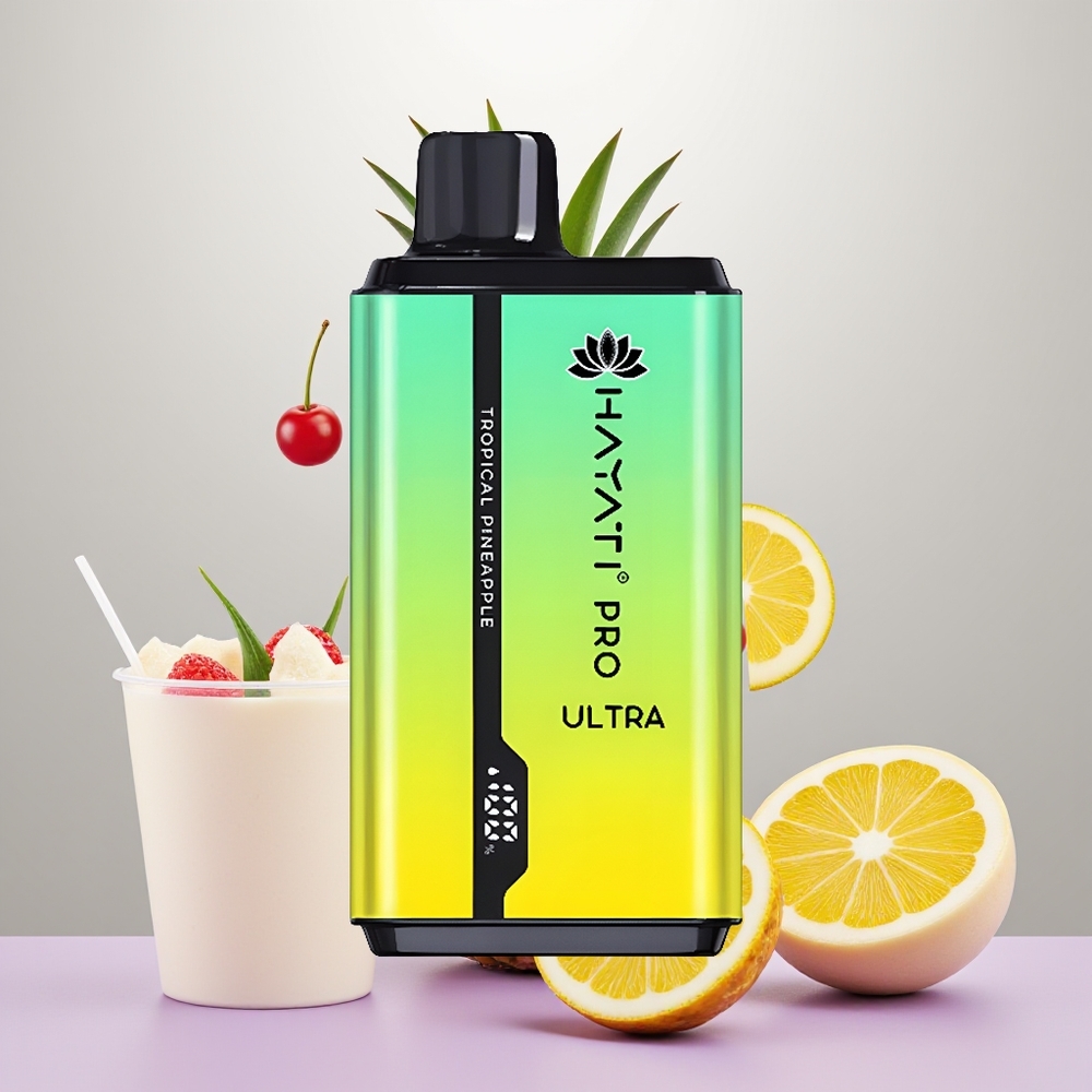 Wholesale Turkey Hayati Pro Ultra 15000 Puff 850mAh Tropikal Ananas